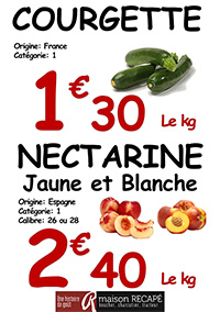courgette nectarine p