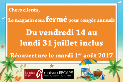 fermeture vacance h p